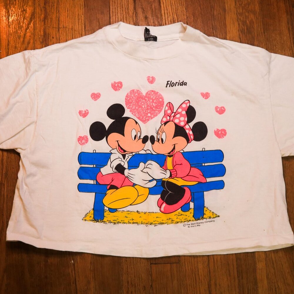 Vintage Disney Florida Cropped Top for Vacation